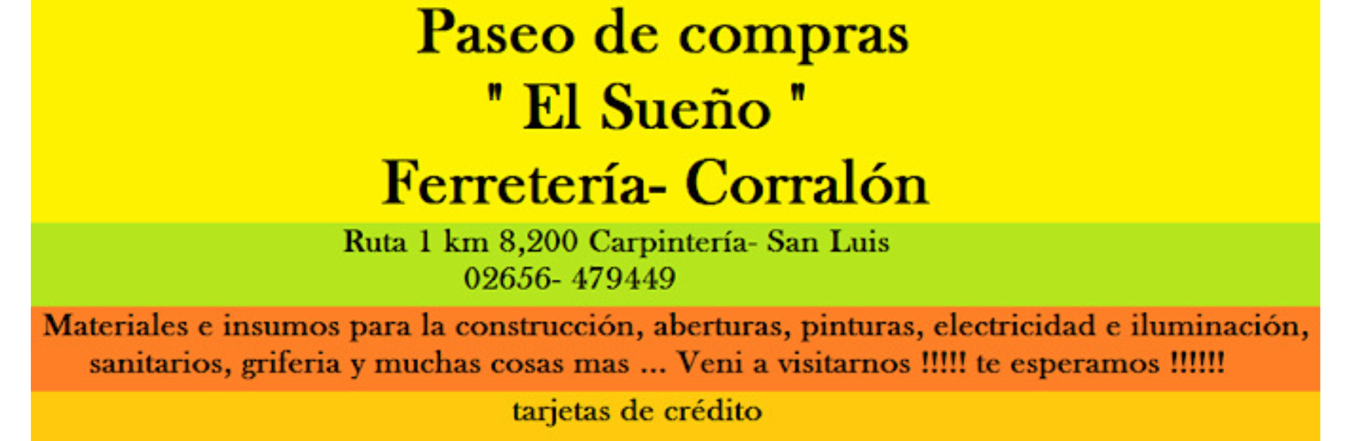 Corralón en Carpintería San Luis