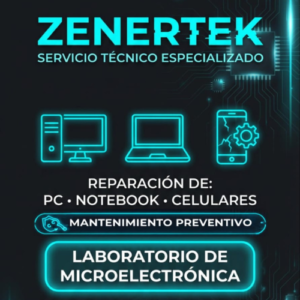 Servicio Técnico de Electrónica en Merlo San Luis - Zenertek