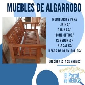 Muebles de Algarrobo en Merlo San Luis