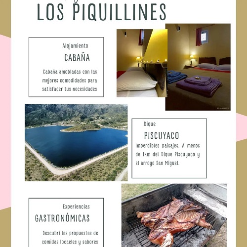 Cabañas en Cortaderas en San Luis