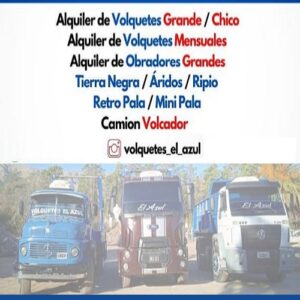 Volquetes, Máquinas y Áridos en Merlo San Luis