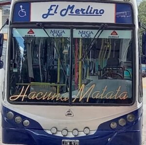 Horario de colectivos en Merlo San Luis