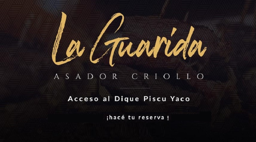 Parrilla en el Dique Piscu Yaco Cortaderas San Luis