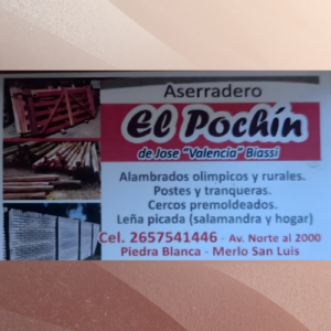 Maderera en Merlo San Luis- El Pochín