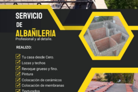 Servicios de Albañilería en Merlo San Luis - Fabían Suarez