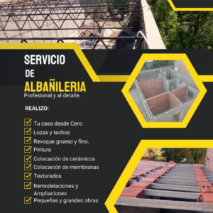 Servicios de Albañilería en Merlo San Luis - Fabían Suarez