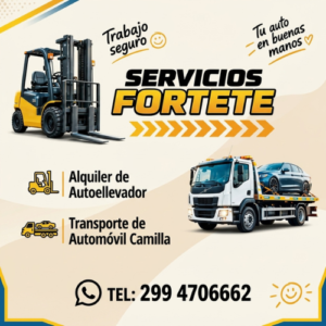 Traslado de Vehículos y Alquiler de Autoelevadores - Fortete